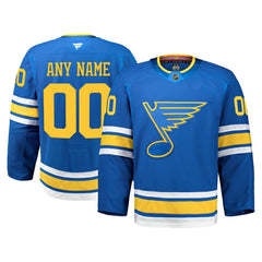 St. Louis Blues Fanatics Home Authentic Pro Custom Jersey - Blue | Fanatics online