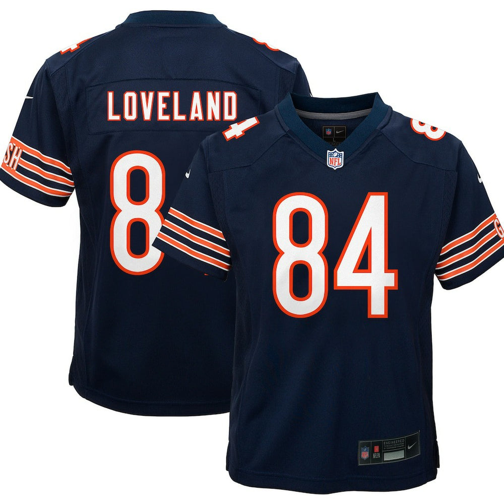Colston Loveland Chicago Bears Youth Game Jersey - Navy - Nike