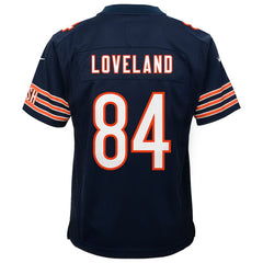 Colston Loveland Chicago Bears Youth Game Jersey - Navy - Nike