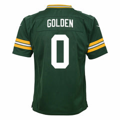 Matthew Golden Green Bay Packers Youth Team Game Jersey - Green - Nike