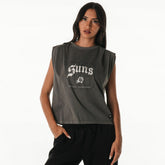 Phoenix Suns The Wild Collective Unisex 2025/26 City Edition Boxy Cropped Darted Tank Top Gray
