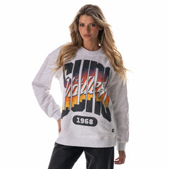 Phoenix Suns The Wild Collective Unisex 2025/26 City Edition Double Collar Fleece Sweatshirt Heather Gray