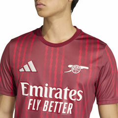 Adidas - Arsenal 2025/26 Pre-Match Training Jersey - Red