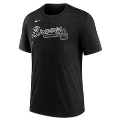 Atlanta Braves Nike Wordmark Tri-Blend T-Shirt Online