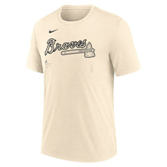 Atlanta Braves Nike Wordmark Tri-Blend T-Shirt Discount