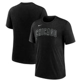 Chicago Cubs Nike Wordmark Tri-Blend T-Shirt Discount