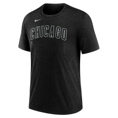 Chicago Cubs Nike Wordmark Tri-Blend T-Shirt Discount