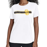 San Diego Padres Starter Women's Team Stripe T-Shirt Discount
