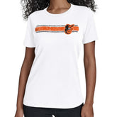 Baltimore Orioles Starter Women's Team Stripe T-Shirt Discount