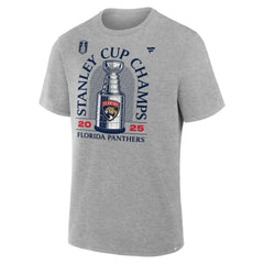 Florida Panthers Fanatics 2025 Stanley Cup Champions Locker Room T-Shirt - Heather Gray | Fanatics on sale