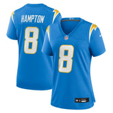Omarion Hampton Los Angeles Chargers Women's Team Game Jersey - Powder Blue - Nike