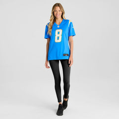 Omarion Hampton Los Angeles Chargers Women's Team Game Jersey - Powder Blue - Nike