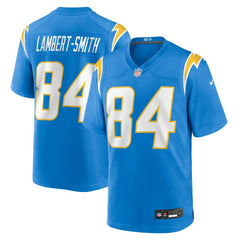 KeAndre Lambert-Smith Los Angeles Chargers Team Game Jersey - Powder Blue - Nike
