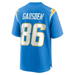 Oronde Gadsden Los Angeles Chargers Team Game Jersey - Powder Blue - Nike