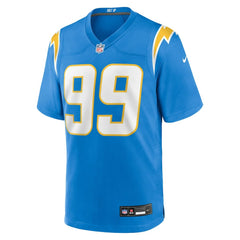 Jamaree Caldwell Los Angeles Chargers Team Game Jersey - Powder Blue - Nike