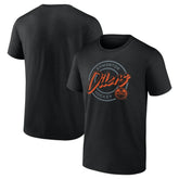 Edmonton Oilers Colorblock Puck T-Shirt - Black | NHL sale