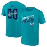 Charlotte Hornets Hustle Custom T-Shirt Teal
