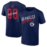 LA Clippers Hustle Custom T-Shirt Navy