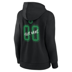 Boston Celtics Women's Hustle Custom Pullover Hoodie Black