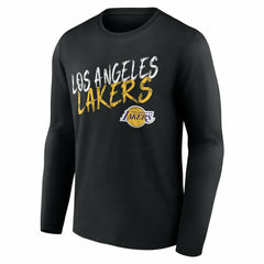 Los Angeles Lakers Hustle Custom Long Sleeve T-Shirt Black