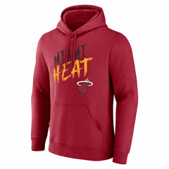 Miami Heat Hustle Custom Pullover Hoodie Red