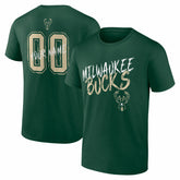 Milwaukee Bucks Hustle Custom T-Shirt Hunter Green