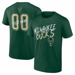 Milwaukee Bucks Hustle Custom T-Shirt Hunter Green