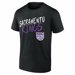 Sacramento Kings Hustle Custom T-Shirt Black