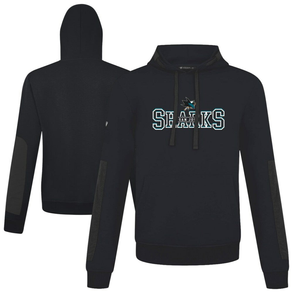 San Jose Sharks Levelwear Bombay Journey Pullover Hoodie - Black | NHL Lifestyle