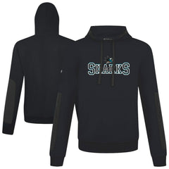 San Jose Sharks Levelwear Bombay Journey Pullover Hoodie - Black | NHL Lifestyle