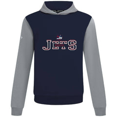 Winnipeg Jets Levelwear Ultimate Journey Pullover Hoodie - Navy/Gray | NHL discount