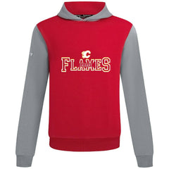 Calgary Flames Levelwear Ultimate Journey Pullover Hoodie - Red/Gray | NHL Lifestyle
