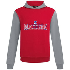 New York Rangers Levelwear Ultimate Journey Pullover Hoodie - Red/Gray | NHL discount