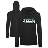 Seattle Kraken Levelwear Women's Slender Monument Raglan Pullover Hoodie - Black | NHL discount