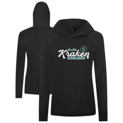Seattle Kraken Levelwear Women's Slender Monument Raglan Pullover Hoodie - Black | NHL discount