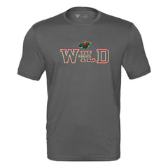 Minnesota Wild Levelwear Anthem Journey Performance T-Shirt - Charcoal | NHL Lifestyle