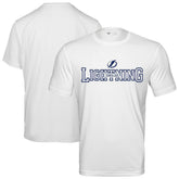 Tampa Bay Lightning Levelwear Anthem Journey Performance T-Shirt - White | NHL on sale