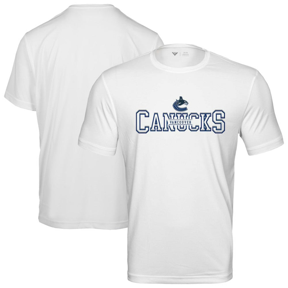 Vancouver Canucks Levelwear Anthem Journey Performance T-Shirt - White | NHL discount