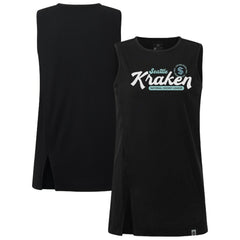 Seattle Kraken Levelwear Women's Influx Monument Tank Top - Black | NHL on sale