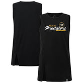Nashville Predators Levelwear Women's Influx Monument Tank Top - Black | NHL sale