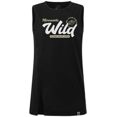Minnesota Wild Levelwear Women's Influx Monument Tank Top - Black | NHL Clearance