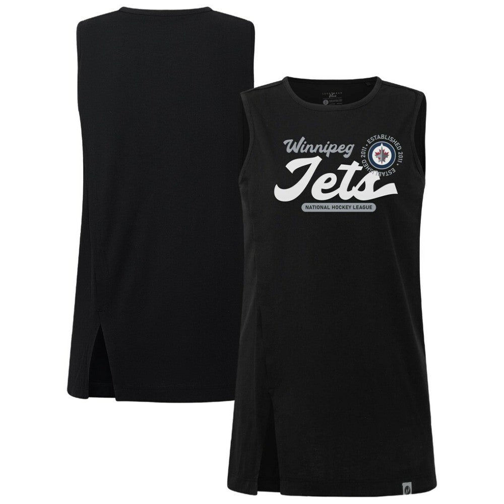 Winnipeg Jets Levelwear Women's Influx Monument Tank Top - Black | NHL sale