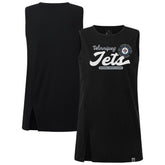 Winnipeg Jets Levelwear Women's Influx Monument Tank Top - Black | NHL sale