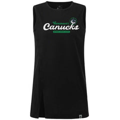Vancouver Canucks Levelwear Women's Influx Monument Tank Top - Black | NHL sale