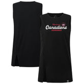 Montreal Canadiens Levelwear Women's Influx Monument Tank Top - Black | NHL discount