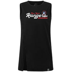 New York Rangers Levelwear Women's Influx Monument Tank Top - Black | NHL online
