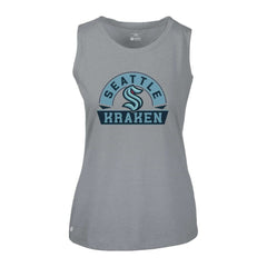 Seattle Kraken Levelwear Women's Macy Banner Arch Tank Top - Gray | NHL on sale