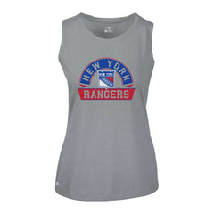 New York Rangers Levelwear Women's Macy Banner Arch Tank Top - Gray | NHL near me