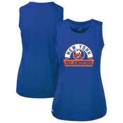 New York Islanders Levelwear Women's Macy Banner Arch Tank Top - Royal | NHL near me