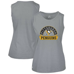 Pittsburgh Penguins Levelwear Women's Macy Banner Arch Tank Top - Gray | NHL online
